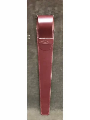 PaGu Batons SINGLE LEATHER CASE burgundy Nová Kolekce