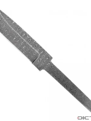 Přímo Od Výrobce Čepel Dictum 719739 - Stick Tang Blade Blank, Ladder Damascus, Large