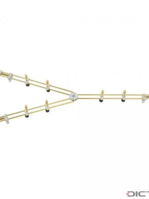 Časově Omezené Dictum 735819 - Herdim 3-Arm Crack Clamp without Rubber Jaws, Jaw Opening 240 mm