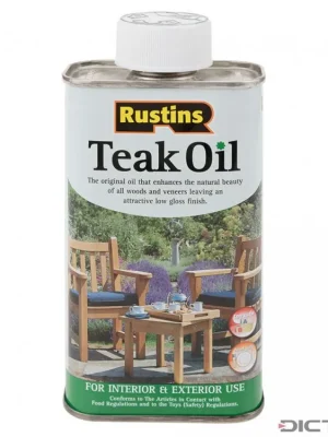 Dictum 810224 - Rustins Teak Oil, Food-safe, 250 ml Kup Teď