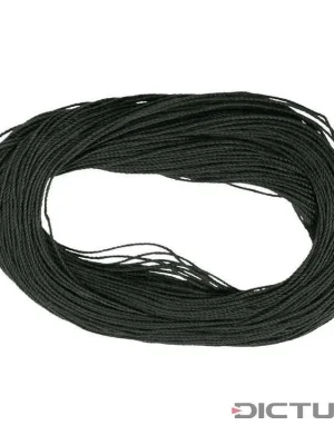 Dictum 831402 - Linen Thread, Unwaxed, Black, Thickness 0.8 mm Super Cena