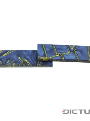 Dictum 831461 - Acrylic Handle Scales, Ocean Blue/Yellow Značkový