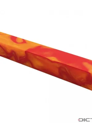Dictum 831634 - Acrylic Pen Blank, Orange/Red Expresní Doručení