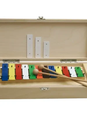 Objednat Nyní GOLDON - metalofon barevný - 12 kamenů v dřevěném boxu (11035)