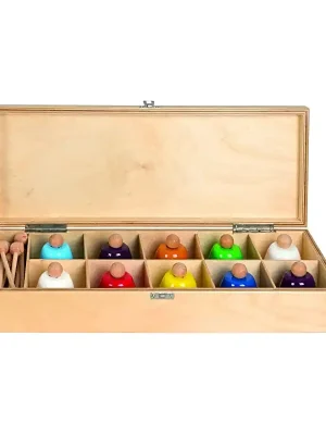 Top Prodej Goldon 10 barevných zvonků v dřevěné krabici