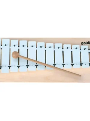 Super Cena GOLDON - metalofon - 12 modrých kamenů (11063)