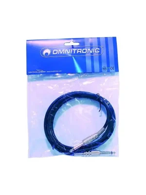 Kabel KC-15 2x Jack 6,3 mono 1,5 m, černý Omezená Nabídka