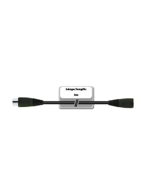 Kabel DC-30 2x 8-pólový DIN samec, 3 m Akční Cena