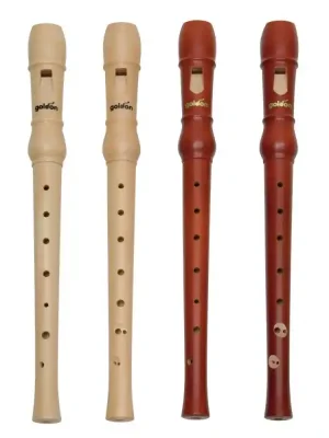 Cenová Bomba GOLDON - sopránová zobcová flétna dřevěná - typ barokní, barva přírodní (42055)