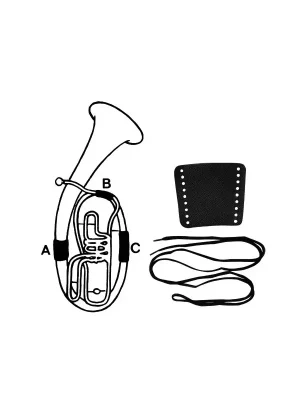 Cenový Hit Gewa Ochrana pro držení Kůže Baryton, díl A