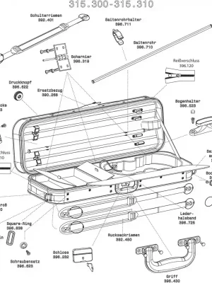 Speciální Cena Gewa Pouzdro pro housle Cambridge Náhradní potah GEWA-Tex, hnědá