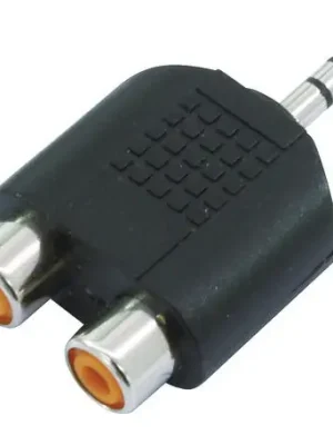 Bezpečná Platba Omnitronic redukce 2x Cinch zásuvka - Jack 3,5mm zástrčka