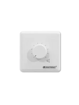 Rychlé Dodání Omnitronic PA ovladač hlasitosti 5W stereo, bílý