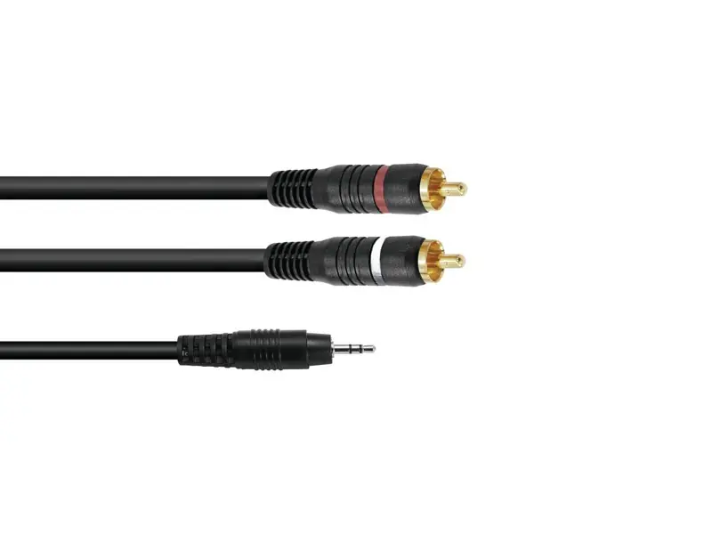 Kabel SKC-30 Jack 3,5 stereo - 2x RCA, 3 m Poslední Šance
