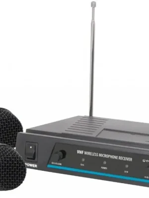 QTX VHF-2, bezdrátový mikrofon, 2 kanálový, 173,8 + 174,8 MHz Kup Teď