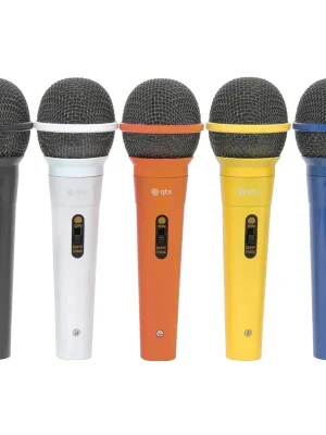 QTX sada dynamických mikrofonů XLR, 5 barev Víkendová Akce