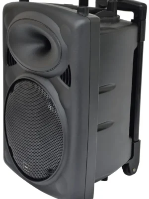 QTX QR10PA, mobilní 10" zvukový systém USB/SD//VHF, 150W Super Cena