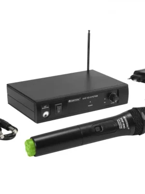Originální Omnitronic VHF-101, 1-kanálový bezdrátový mikrofonní set 207.55 MHz