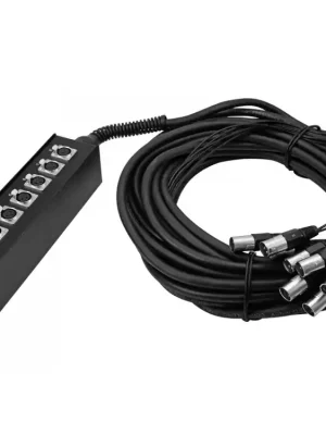 Sezónní Sleva Omnitronic MUS-820, multicore kabel se stageboxem, 8IN XLR, 20 m