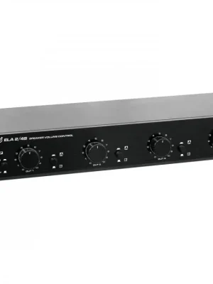 Omnitronic 2/4-zónový PA ovladač hlasitosti 100W stereo, černý - rozbaleno (80711350) Víkendová Akce