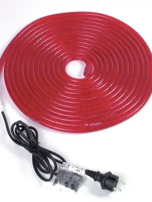 Výprodej Eurolite rubberlight RL1-230V, červený, 5m