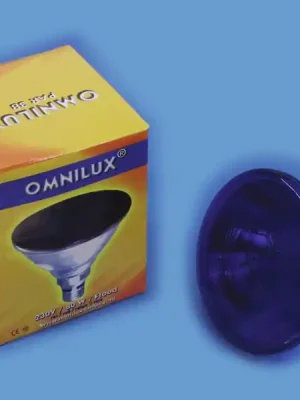 PAR 38 230V/80W FL E27 Omnilux modrá Ihned K Objednání