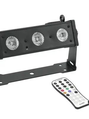 Eurolite LED BAR-3 HCL světelná lišta, 3x 12W RGBWA+UV LED Ověřený