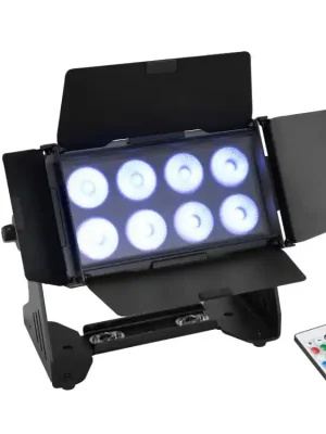 Rychlé Dodání Eurolite IP 8x10W, Multiflood RGBW Wash CRMX