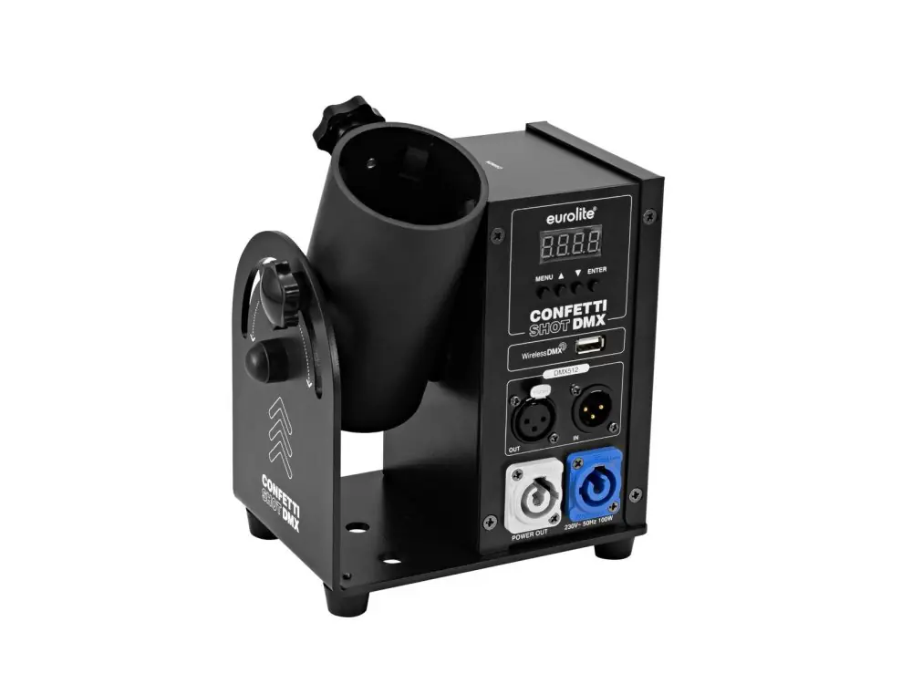 Eurolite Confetti Shot DMX, zařízení pro ovládání odpalovacích děl konfet a stuh Nejlepší Cena
