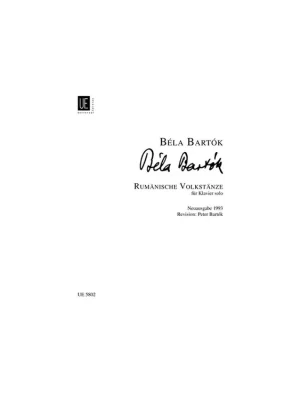 Cenově Výhodný Noty pro piano Roumanian Folk Dances