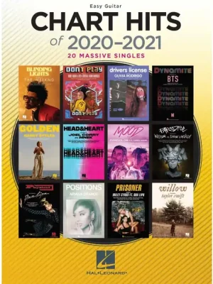 Nejlepší Volba Noty pro kytaru Chart Hits of 2020-2021