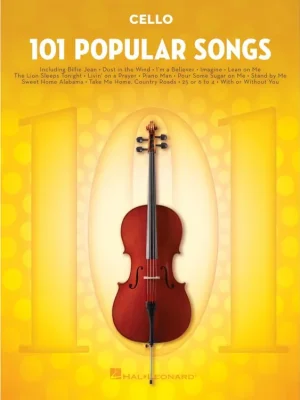 Zlevněný Noty pro cello 101 Popular Songs