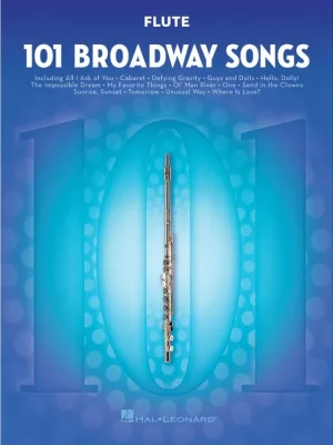 Noty pro flétny 101 Broadway Songs for Flute Cenová Bomba