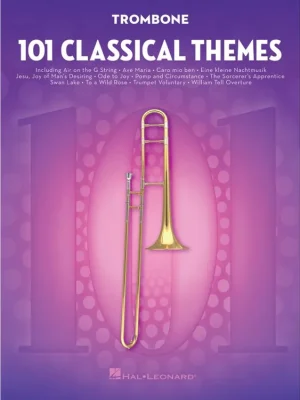 Víkendová Akce Noty pro trombon 101 Classical Themes for Trombone