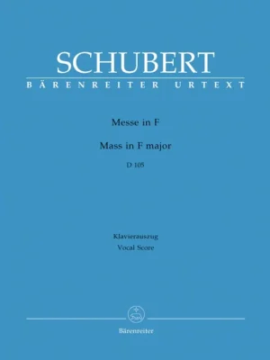 Vrácení Zdarma Noty pro piano Missa F Major D 105