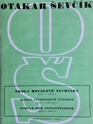 Novinka Škola houslové techniky op. 1, sešit 2 - Otakar Ševčík
