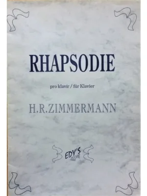 Aktuální Rhapsodie pro klavír - H. R. Zimmermann