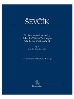 Nejlepší Volba Škola houslové techniky op. 1 sešit 2. - Ševčík