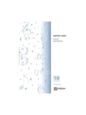 Notový sešit A4 10 osnov 32 listů Rychlé Dodání
