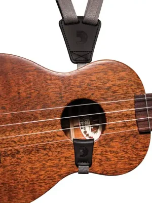 D'Addario Eco-Comfort Ukulele Strap, Stone Ověřený