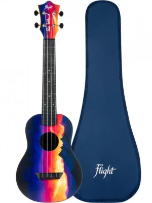 Ihned K Objednání Ukulele koncertníí Flight Tuc EE Sunset