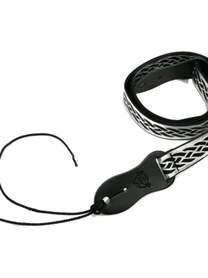 Cenově Výhodný Popruh na ukulele FLIGHT S46 Black Silver Nubuck