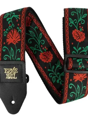 5361 Ernie Ball Classic Jacquard Guitar/Bass Strap - Western Rose - kytarový pás - 1ks Jen Po Omezenou Doba