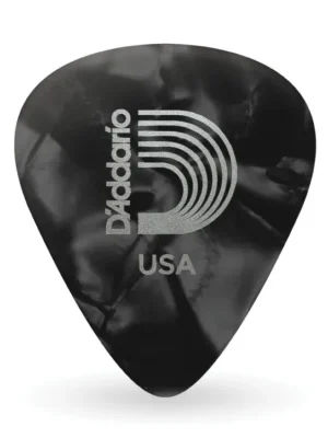 D'Addario Black Pearl Celluloid Guitar Picks, 25 pack, Heavy Cenový Hit