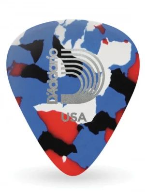 D'Addario Multi-Color Celluloid Guitar Picks, 25 pack, Extra Heavy Must-Have