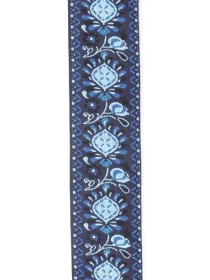 D'Addario Woven Guitar Strap, Monterey 2, Blue Sleva