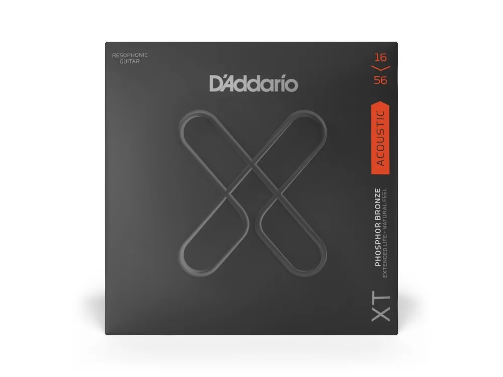 Top Prodej D'Addario XTAPB1656 XT Acoustic Phosphor Bronze, Medium, Resophonic, 16-56