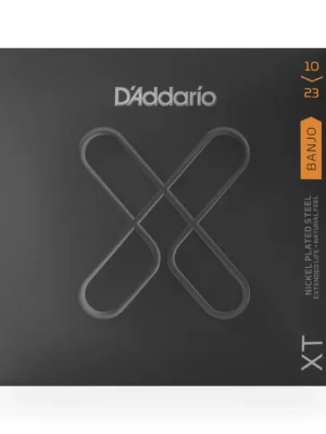 Značkový D'Addario XTJ1023 XT Nickel Plated Steel Banjo Strings, Medium, 10-23