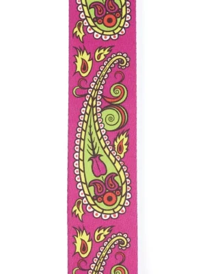 D'Addario Joe Satriani Guitar Strap, Paisley Purple Oblíbený