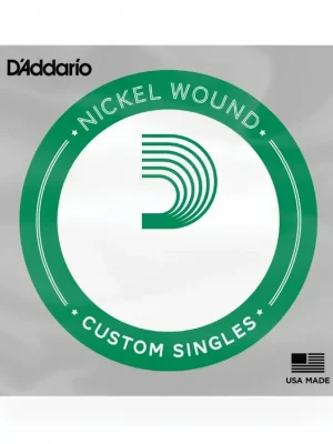 D'Addario NW062 Nickel Wound Electric Guitar Single String, .062 Expresní Doručení
